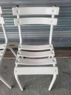 Salon de jardin bistrot vintage en fer