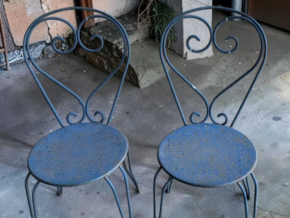 Salon de jardin en fer