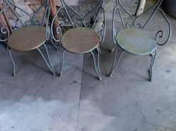Salon de jardin en fer