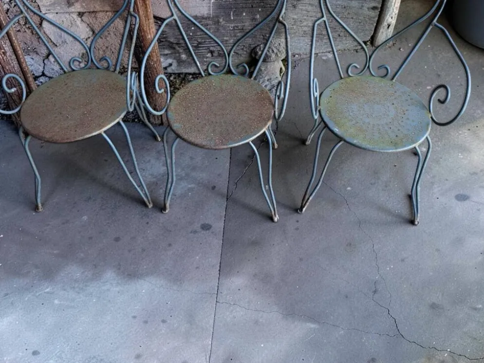 Salon de jardin en fer