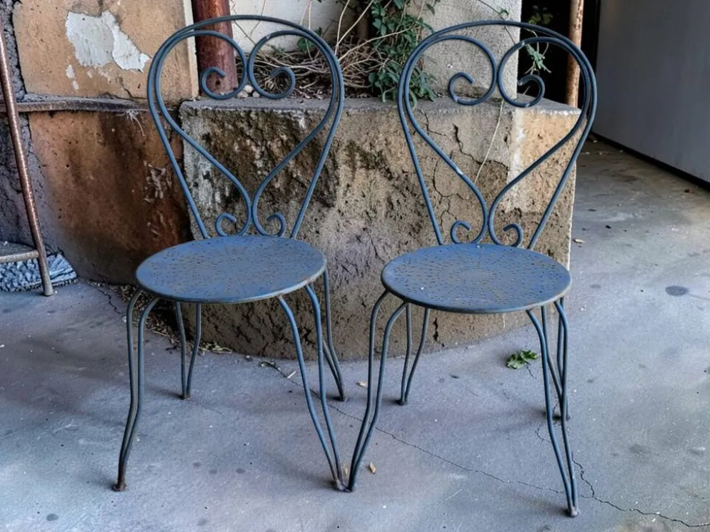 Salon de jardin en fer