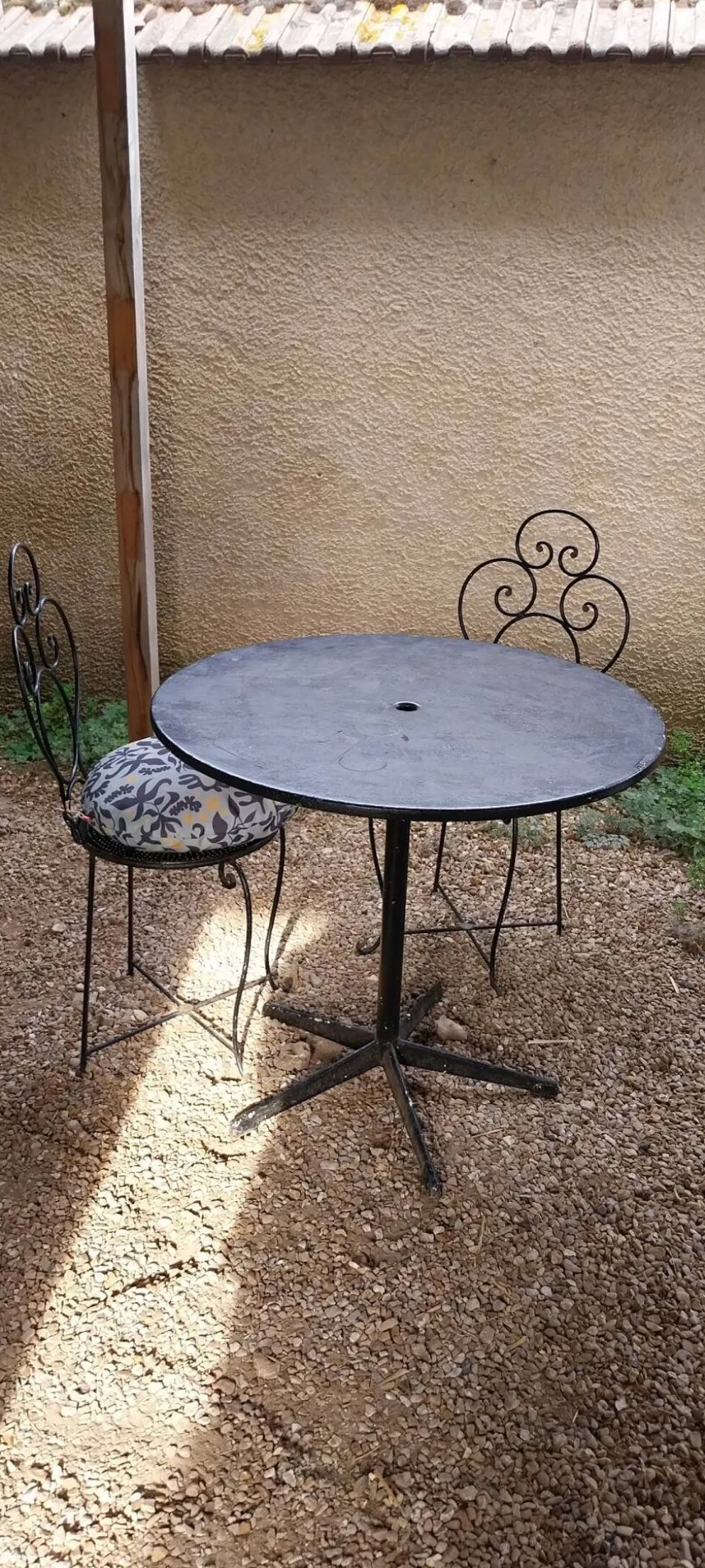 Salon de jardin en fer forgé