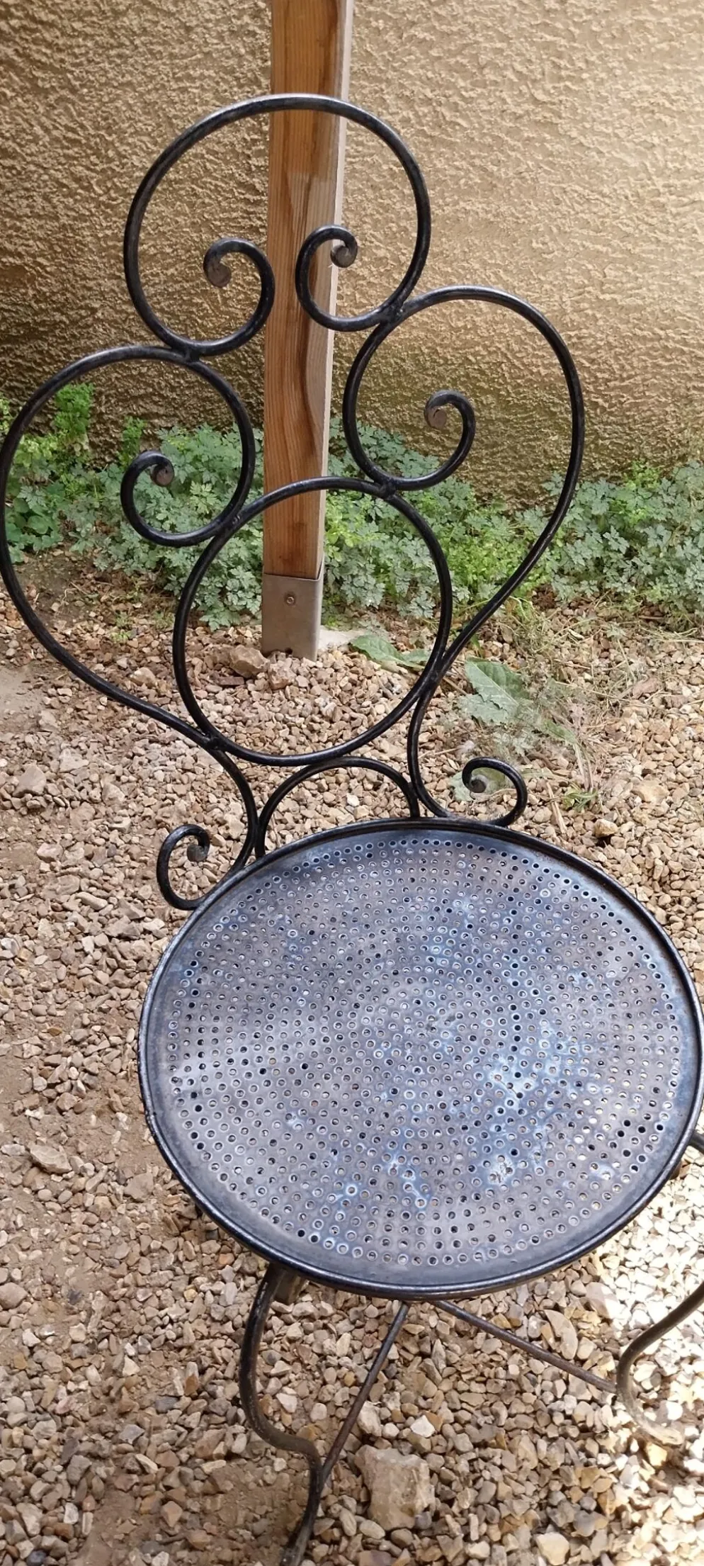 Salon de jardin en fer forgé
