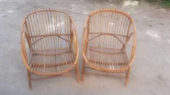 Salon de jardin rotin et bambou
