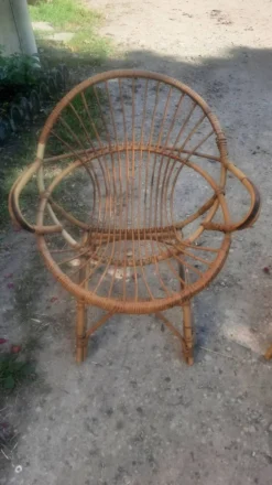 Salon de jardin rotin et bambou