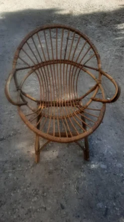 Salon de jardin rotin et bambou