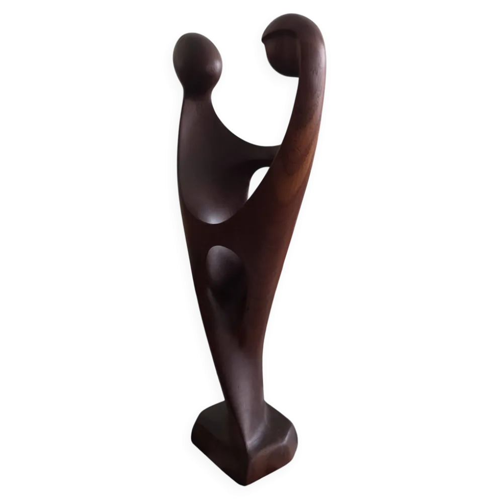 Sculpture abstraite "Amants" par Simon Randers