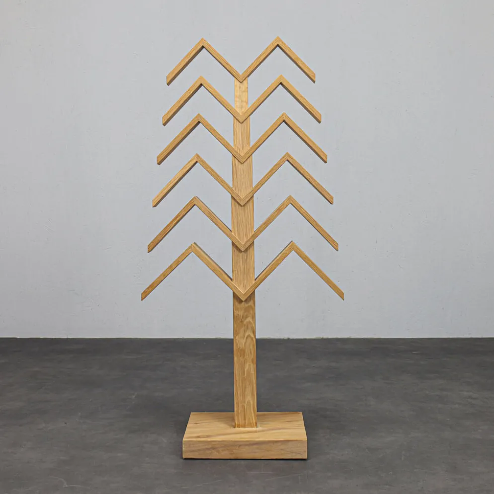 Sculpture abstraite géométrique par Herma Steur, années 1990.