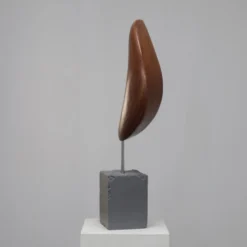 Sculpture abstraite organique par Ineke van Zuuren, Pays-Bas, années 1980