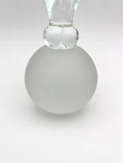 Sculpture Amoureux Verre Massif Murano 2000 Signée Mathis Zane