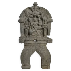 Sculpture ancienne en bois – Divinité Indonesienne finement sculptée - XIXeme