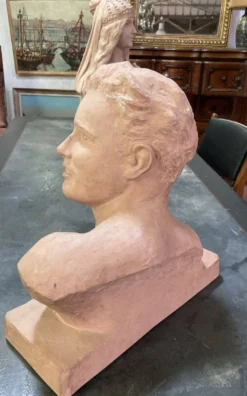 Sculpture - Buste de jeune homme