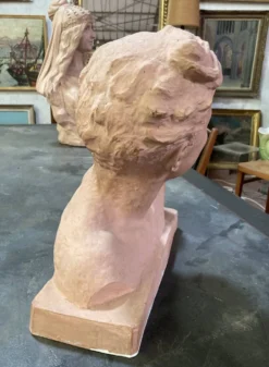 Sculpture - Buste de jeune homme
