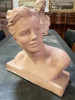 Sculpture - Buste de jeune homme