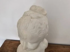 Sculpture buste de Louise Brongniart en marbre d'après Jean-Antoine Houdon