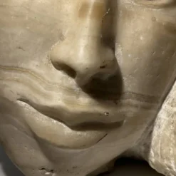 Sculpture buste en marbre, 
