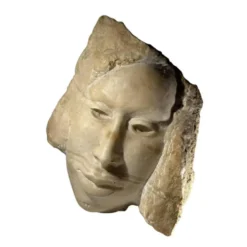 Sculpture buste en marbre, 