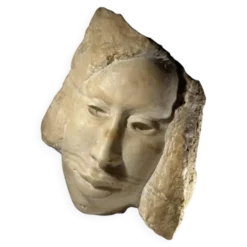 Sculpture buste en marbre, 
