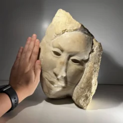 Sculpture buste en marbre, 