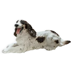 Sculpture chien Springer