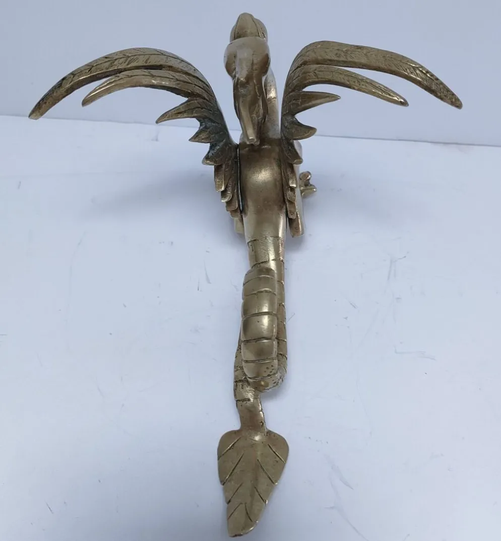 sculpture chimère bronze doré