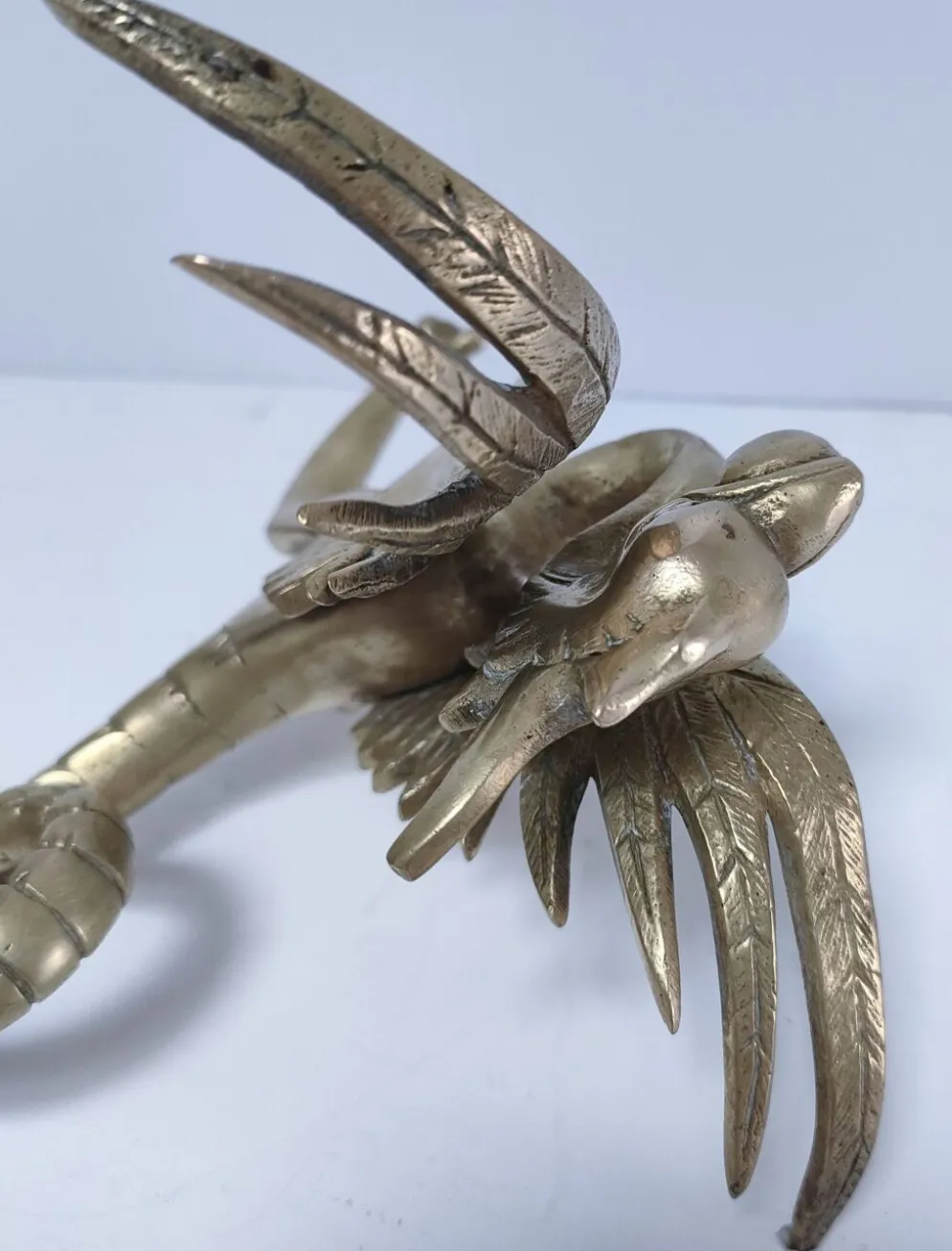 sculpture chimère bronze doré