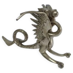 sculpture chimère bronze doré
