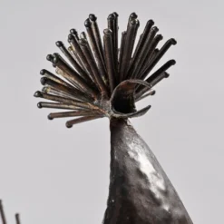 Sculpture coq par Michel Anasse, France vers 1960