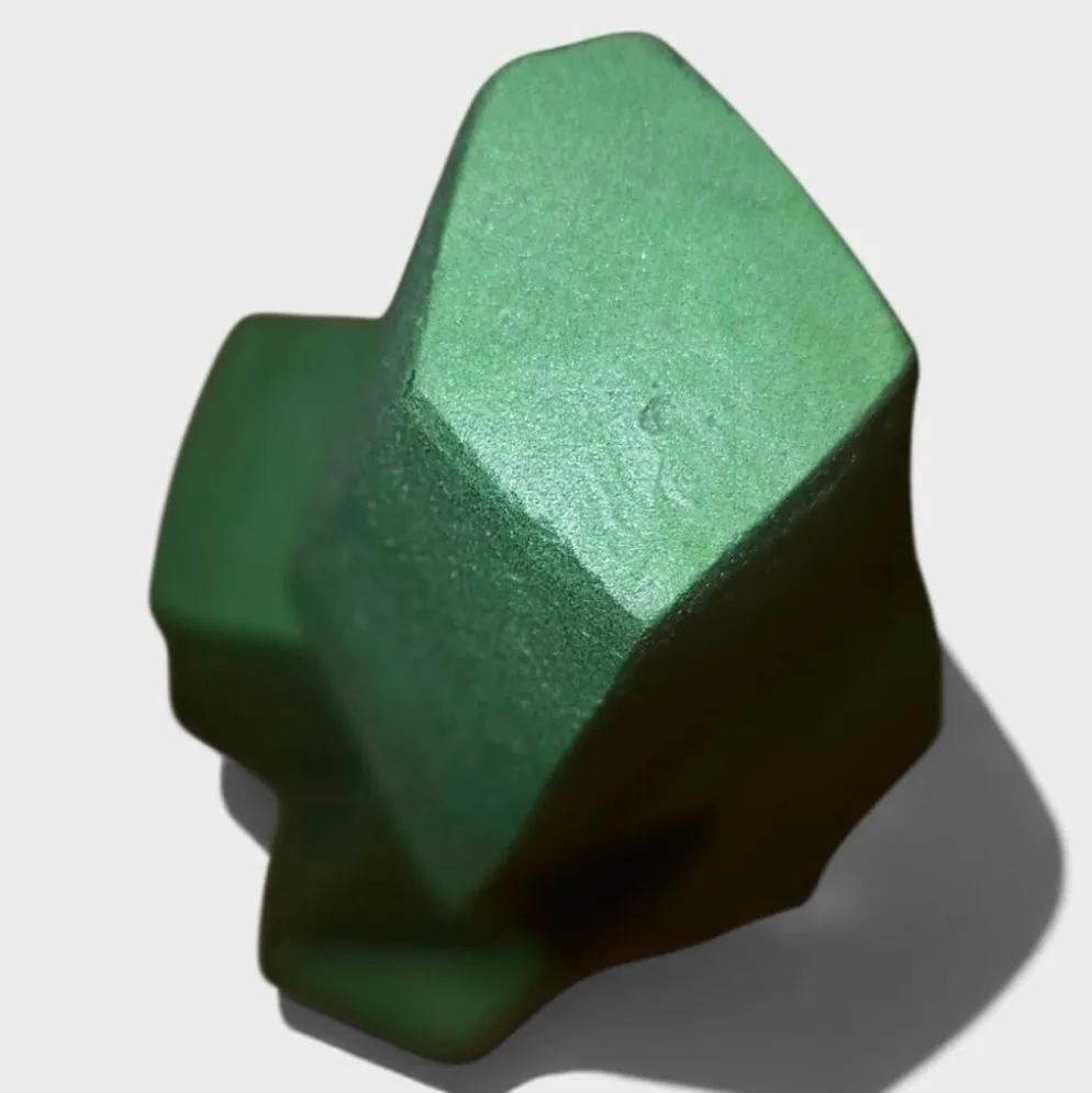 Sculpture cubiste « Bronze Vert » – Jean Pheghé (Circa 1950)