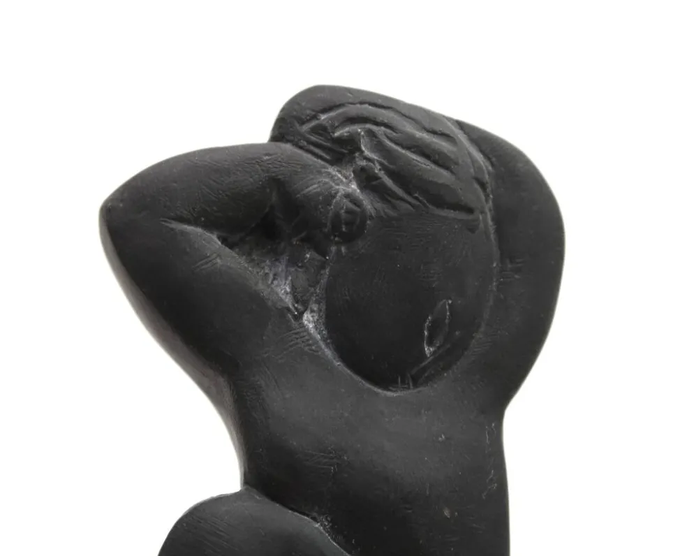 Sculpture d'après Amedeo Modigliani, femme nue signée A Crespelle