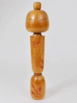 Sculpture décorative de poupée Kokeshi Sadao Kishi du Japon, peinte à la main