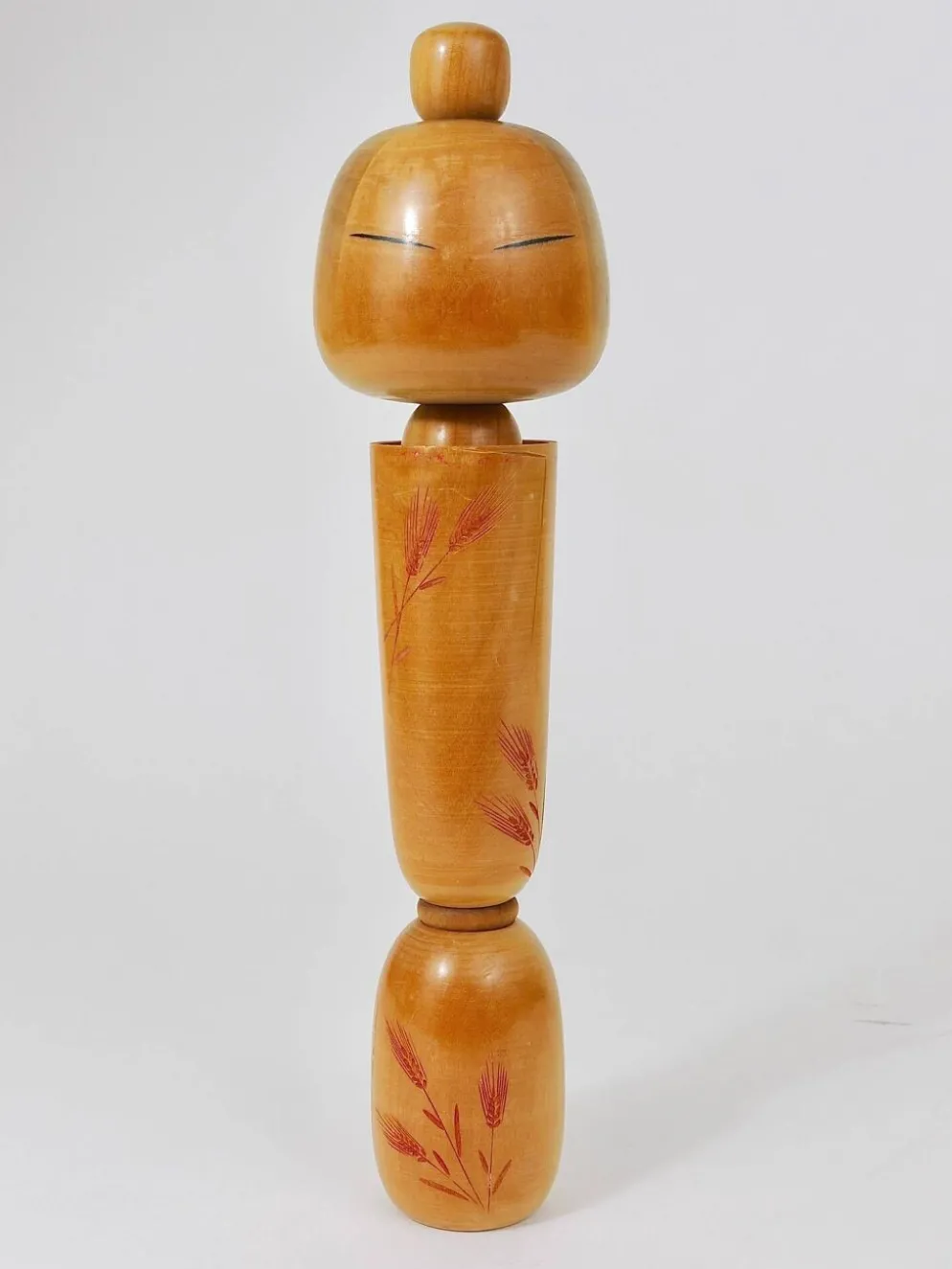 Sculpture décorative de poupée Kokeshi Sadao Kishi du Japon, peinte à la main