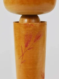 Sculpture décorative de poupée Kokeshi Sadao Kishi du Japon, peinte à la main