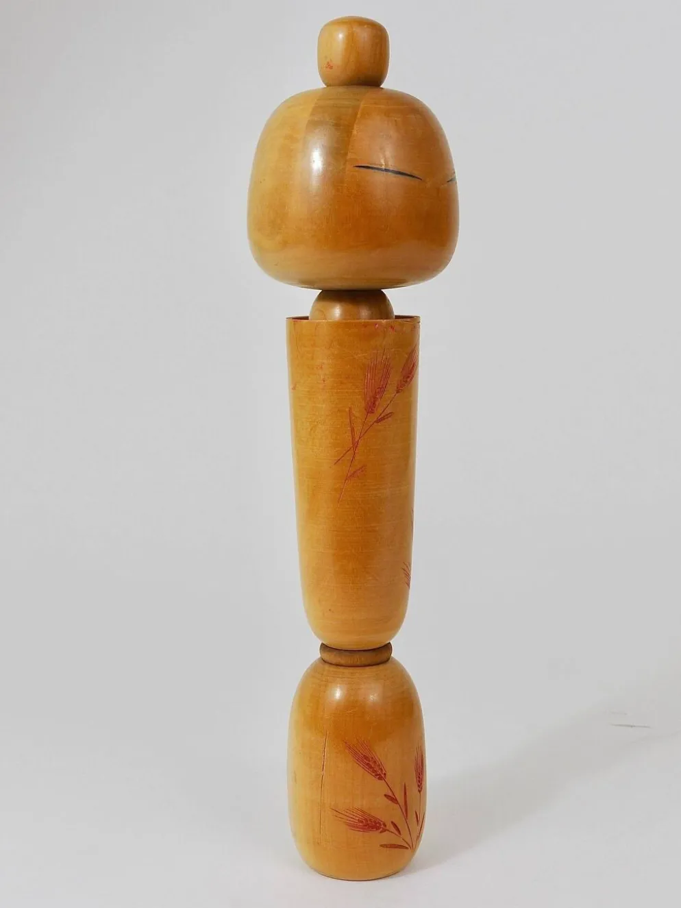 Sculpture décorative de poupée Kokeshi Sadao Kishi du Japon, peinte à la main