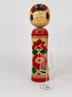 Sculpture décorative de poupée Kokeshi Naruko du nord du Japon, peinte à la main