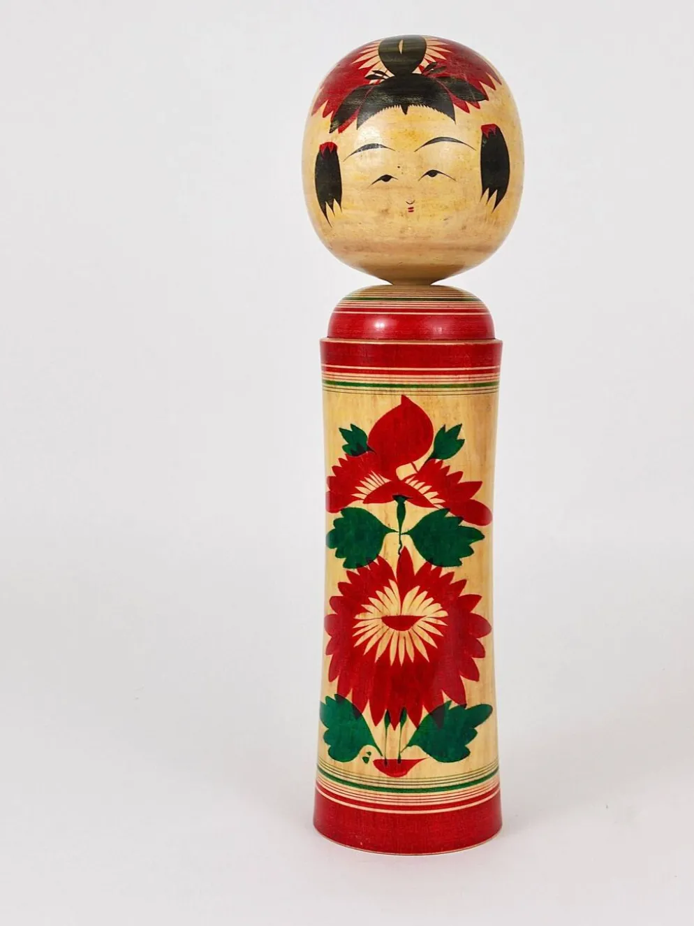 Sculpture décorative de poupée Kokeshi Naruko du nord du Japon, peinte à la main