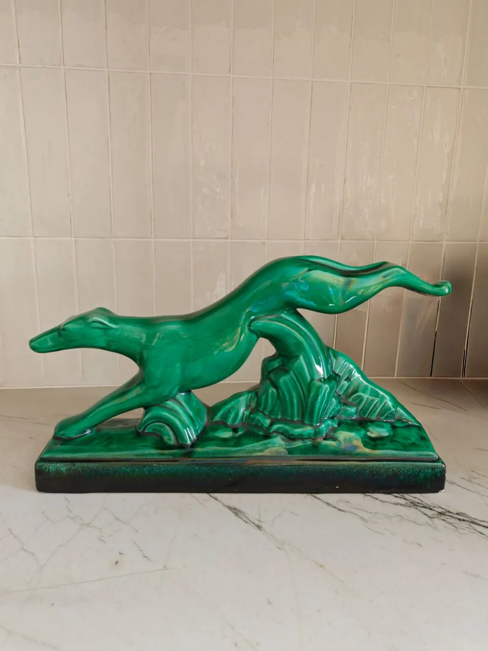 Sculpture de lévrier