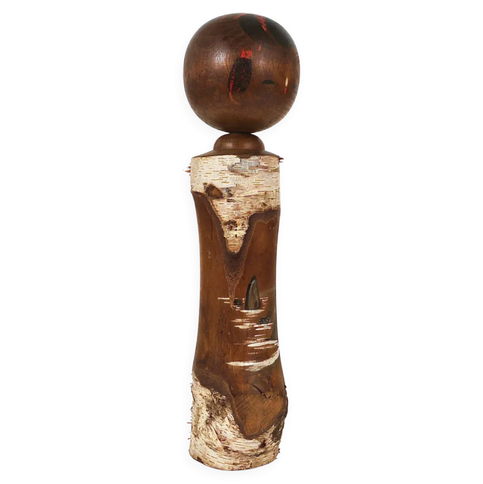 Sculpture de poupée Kokeshi décorative du nord du Japon, peinte à la main