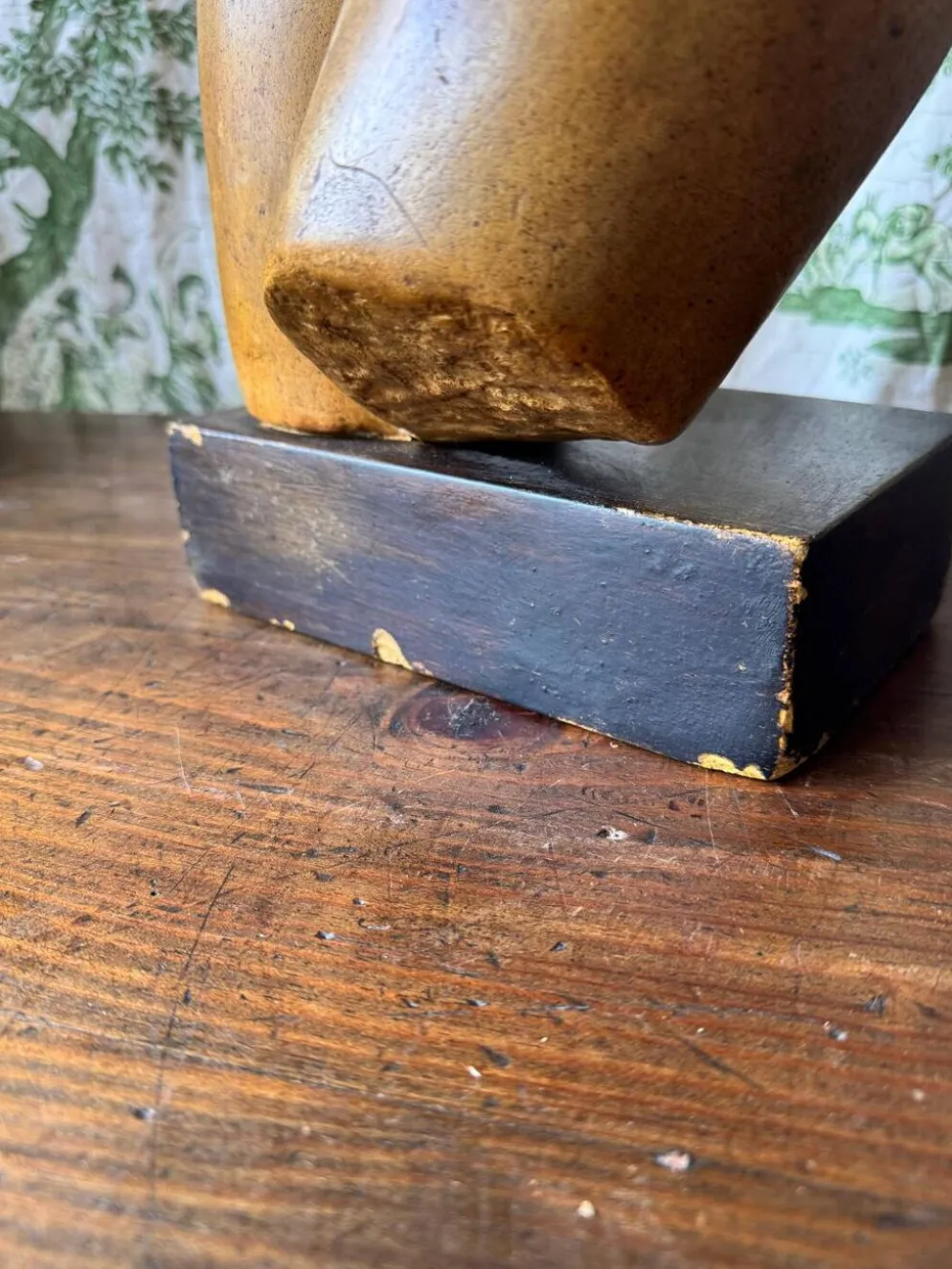 Sculpture de Vénus en plâtre vintage