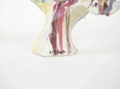 Sculpture d'oiseau en céramique, design italien, années 1970, fabricant : F. Ferroni