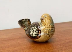 Sculpture d'oiseau en poterie d'atelier danoise du milieu du siècle de Søholm, années 1960