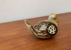 Sculpture d'oiseau en poterie d'atelier danoise du milieu du siècle de Søholm, années 1960
