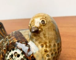 Sculpture d'oiseau en poterie d'atelier danoise du milieu du siècle de Søholm, années 1960