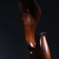 Sculpture en bois abstraite | Allemagne années 1980