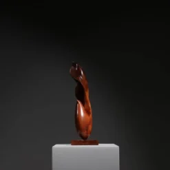 Sculpture en bois abstraite | Allemagne années 1980