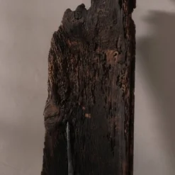 Sculpture en bois et en plomb