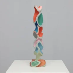 Sculpture en bois moderniste, attribuée à Ivan Stoyanov, Bulgarie, 1981