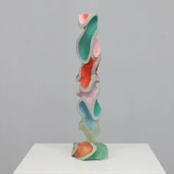 Sculpture en bois moderniste, attribuée à Ivan Stoyanov, Bulgarie, 1981