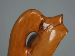 Sculpture en bois organique par H. Hinfelaar, Pays-Bas, années 1980.