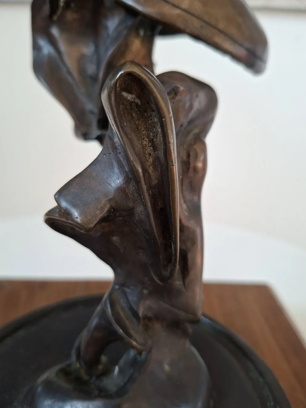 Sculpture en bronze : "Cheval en torsion" - Camillo Catelli